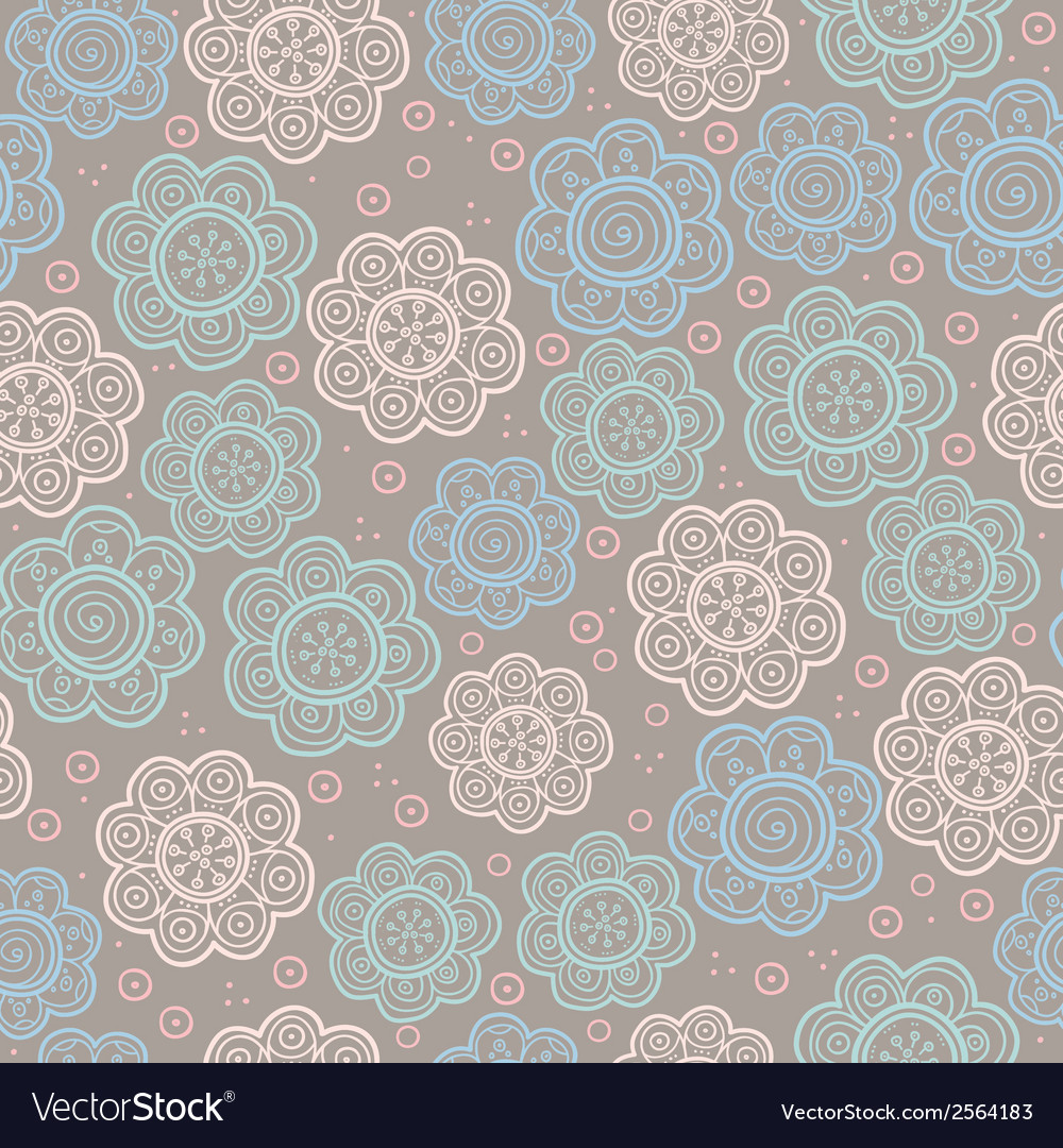 Floral seamless pattern Royalty Free Vector Image