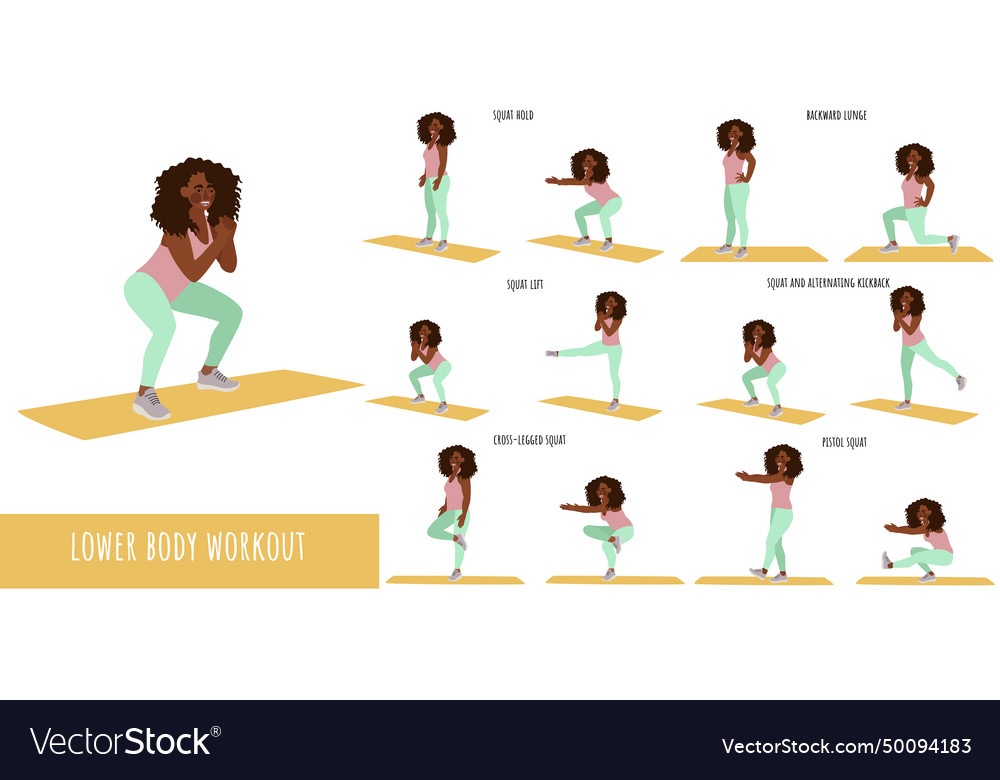 Healthy woman doing lower body workout