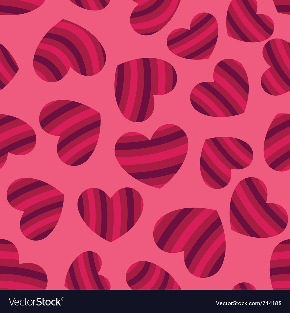 Seamless hearts pattern