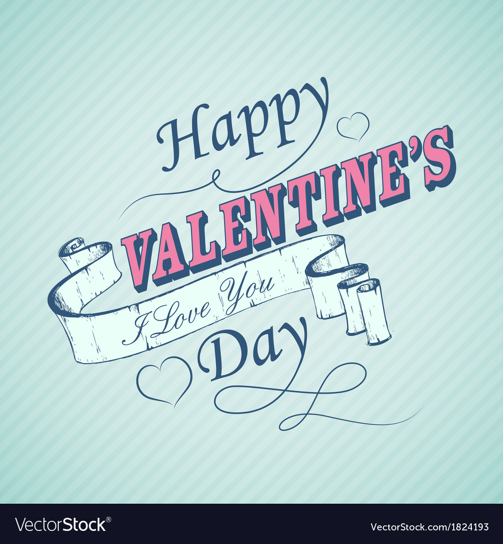 Happy valentines day background Royalty Free Vector Image