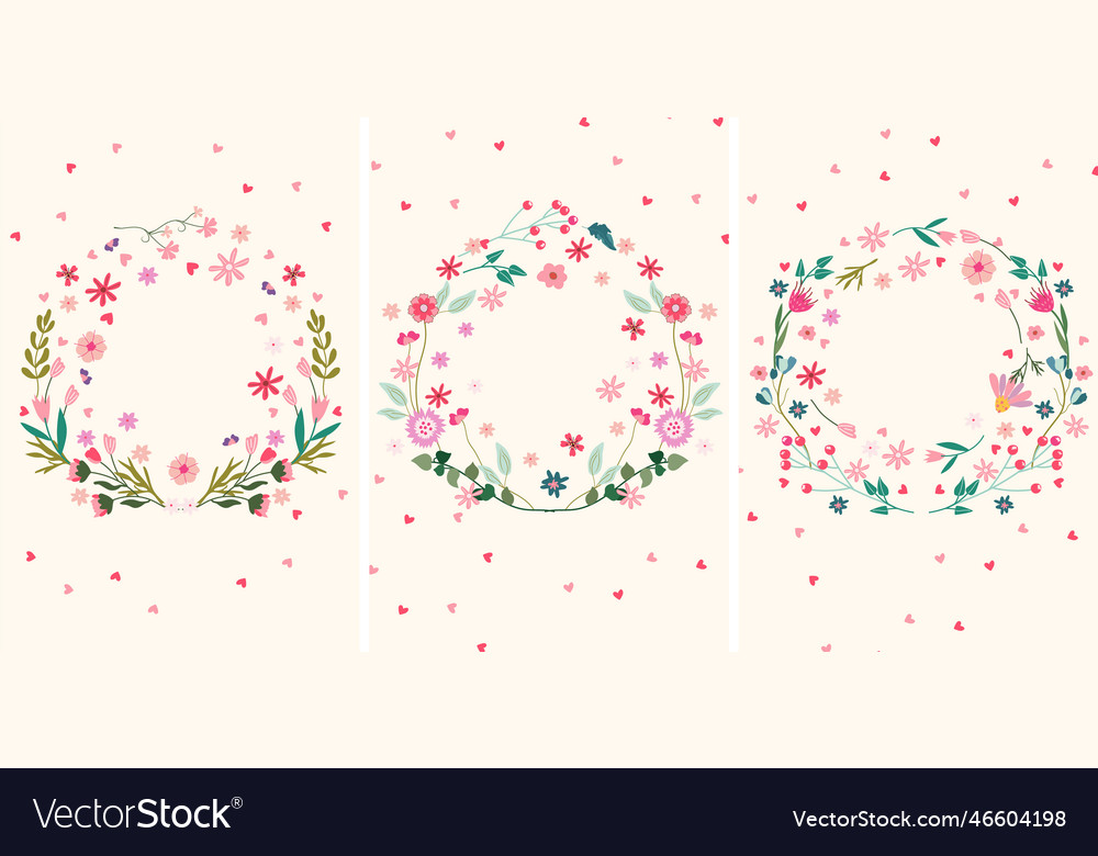 Unique floral design with charming blooms Vector Image