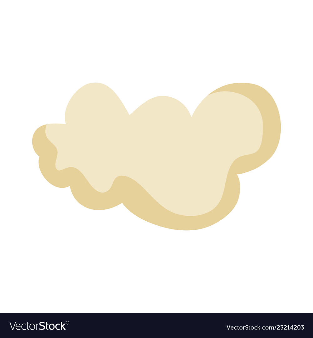 Cute Fairytale Cloud Icon Royalty Free Vector Image