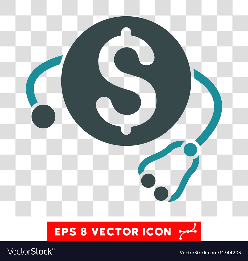 Financial health icon Royalty Free Vector Image