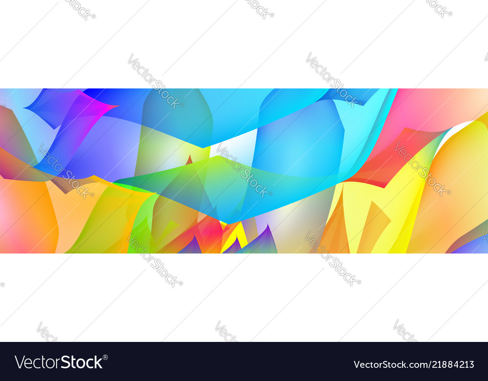 Gradient abstract space multicolored