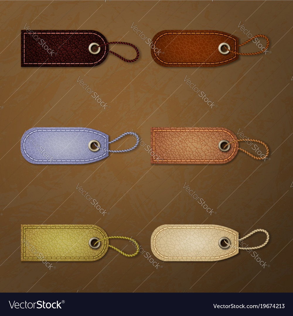 Leather tag collection