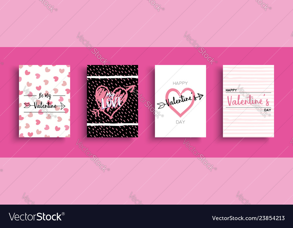 12pcs Heart & Slogan Graphic Greeting Card