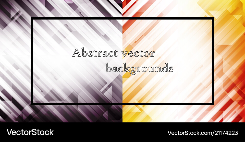 Set of seamless patterns repeating geometric Vector Image