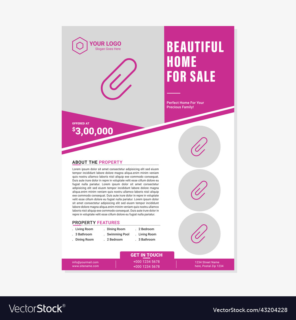 Flyer and brochure design template