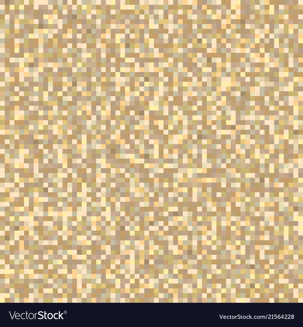 Pixel abstract beige seamless pattern background Vector Image