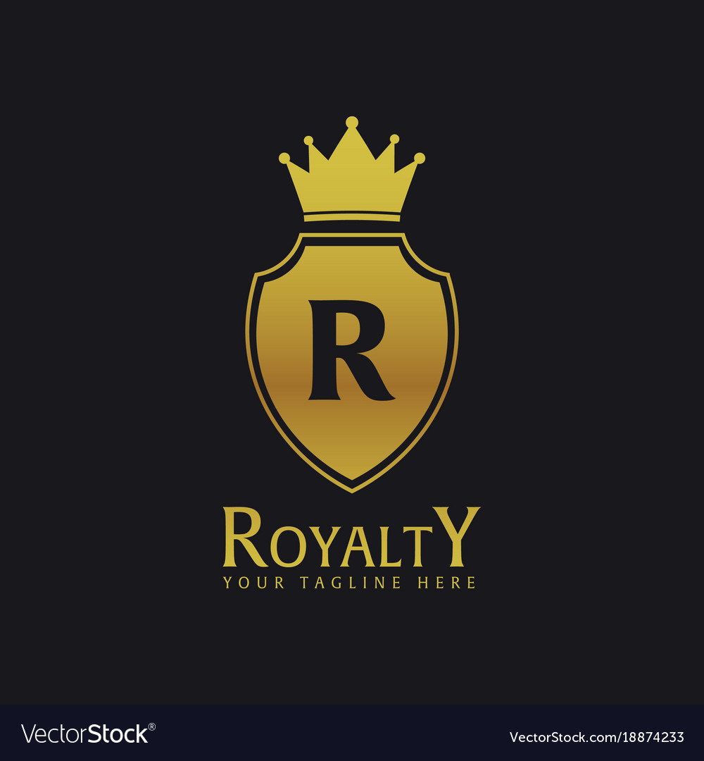 Royalty hotel luxury hotel logo and emblem Vector Image