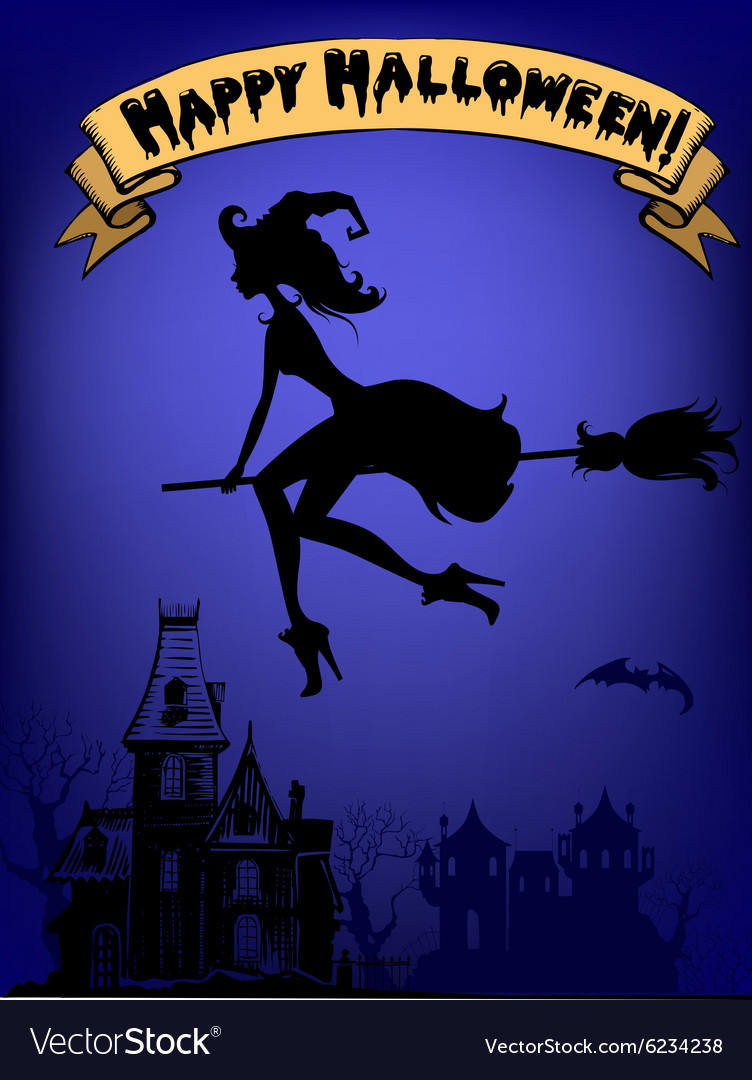 Witch silhouette
