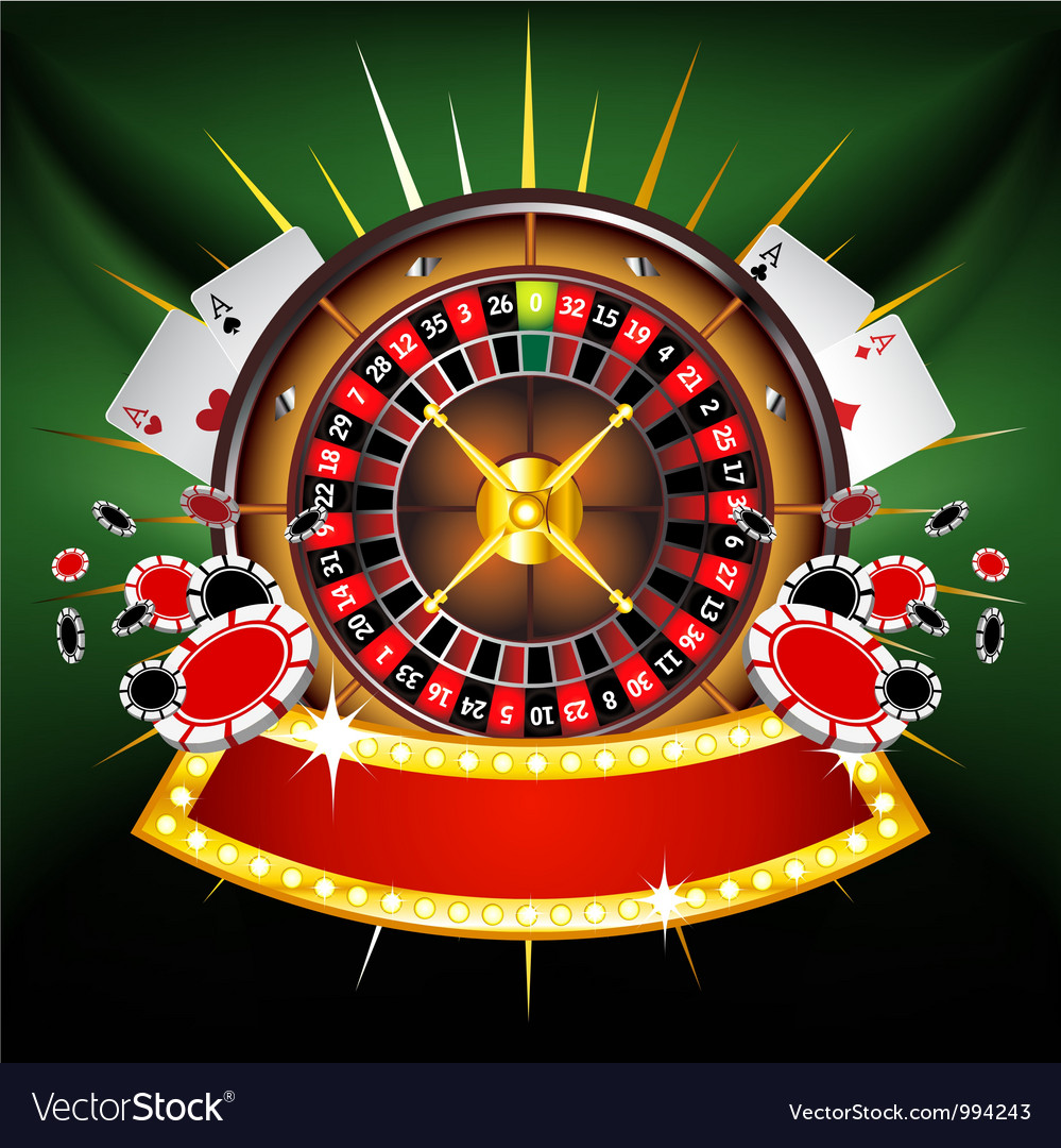 Free Vector  Cartoon casino realistic green composition with girl