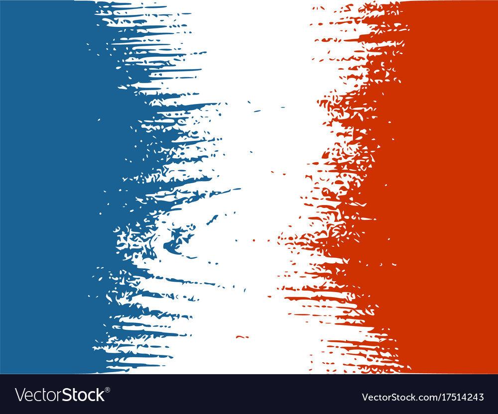 Frankreich Flag Design Konzept