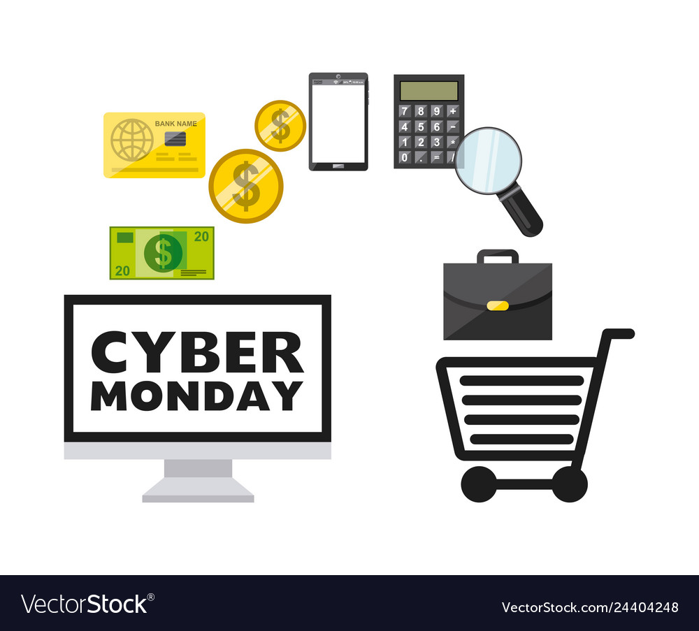 Cyber monday deals Royalty Free Vector Image VectorStock
