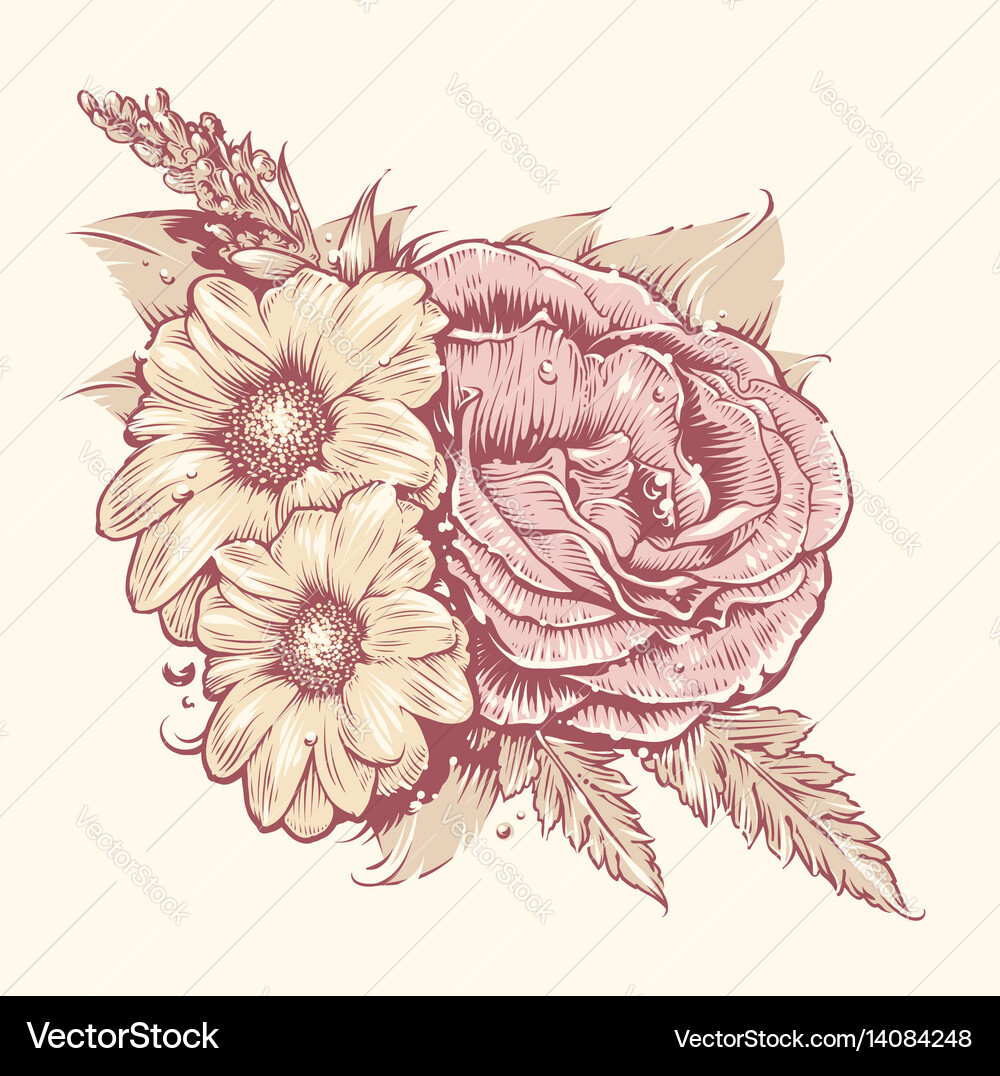 Flowers Royalty Free Vector Image - VectorStock