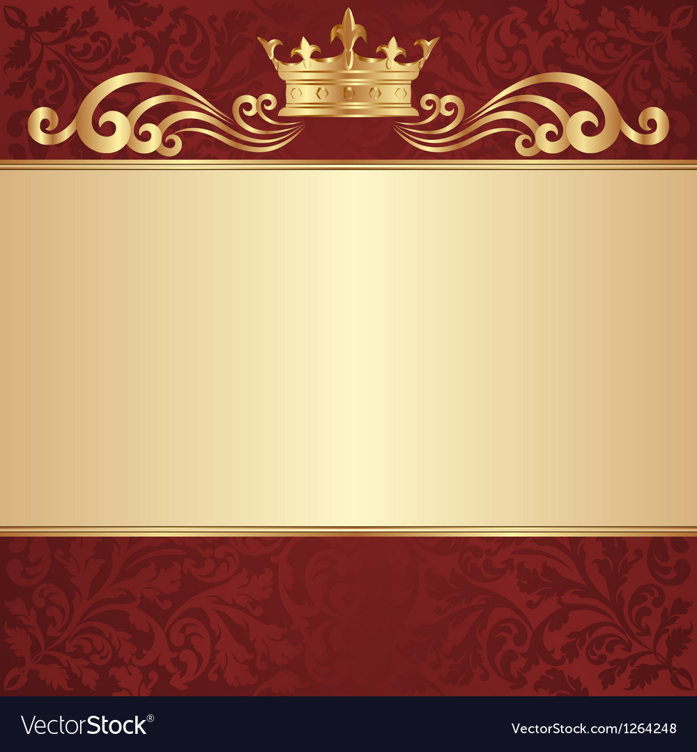 Royal background Royalty Free Vector Image - VectorStock