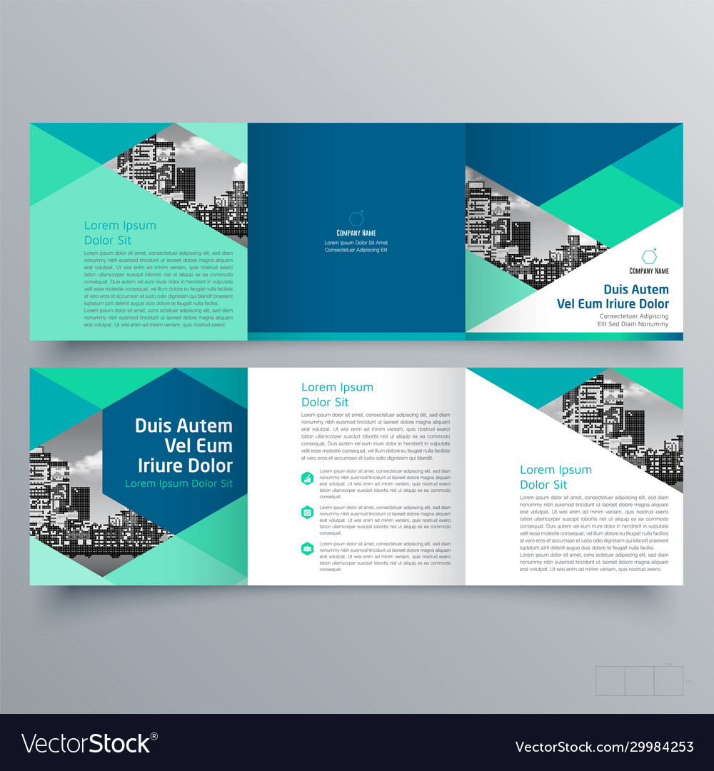 Brochure design 1935 Royalty Free Vector Image