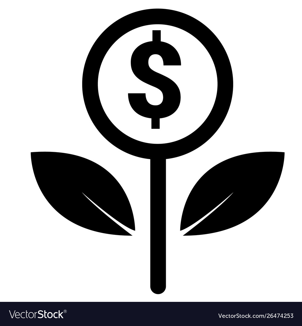 Financial investment growth icon