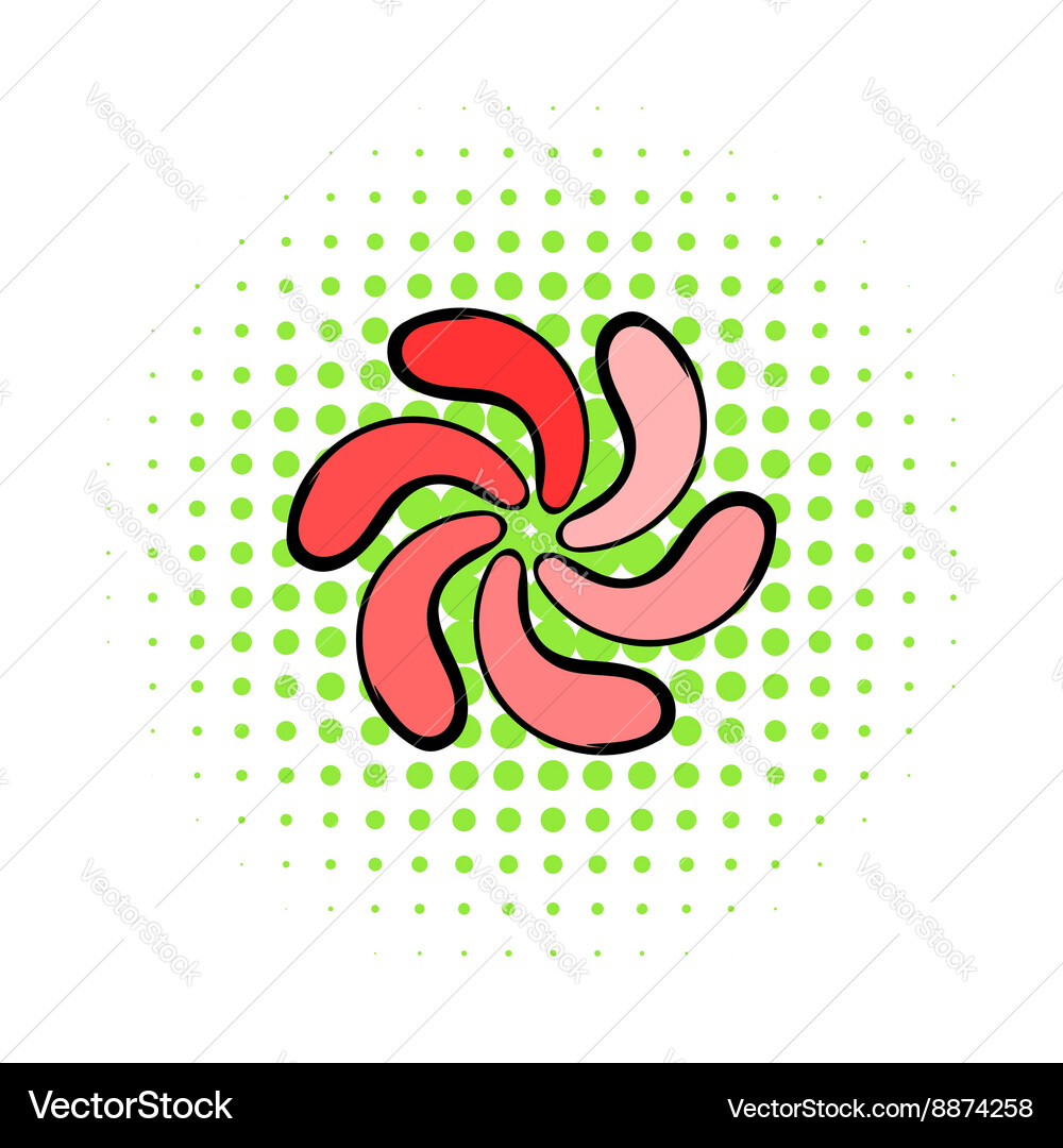 Loading icon in comics style Royalty Free Vector Image
