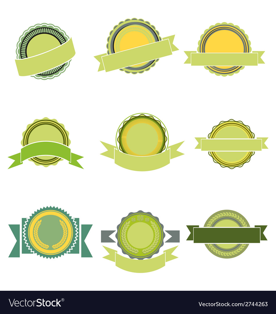 Badges Royalty Free Vector Image - VectorStock