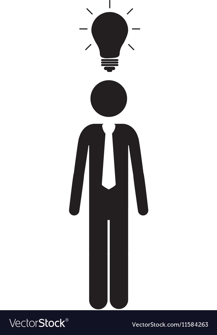 Businessman pictograph icon image