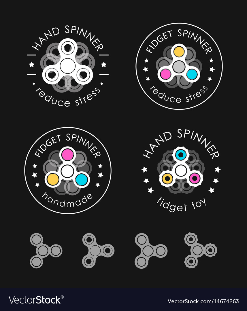 Hand spinner emblems