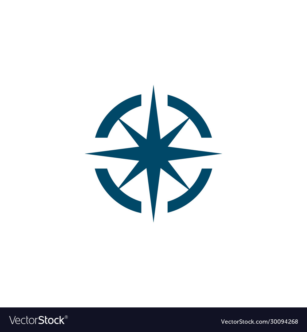 Compass logo inspiration design template Vector Image