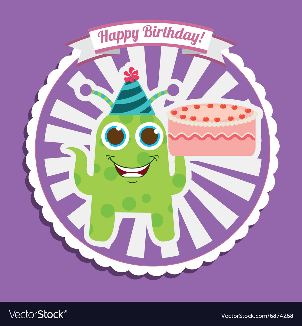 Happy birthday card design