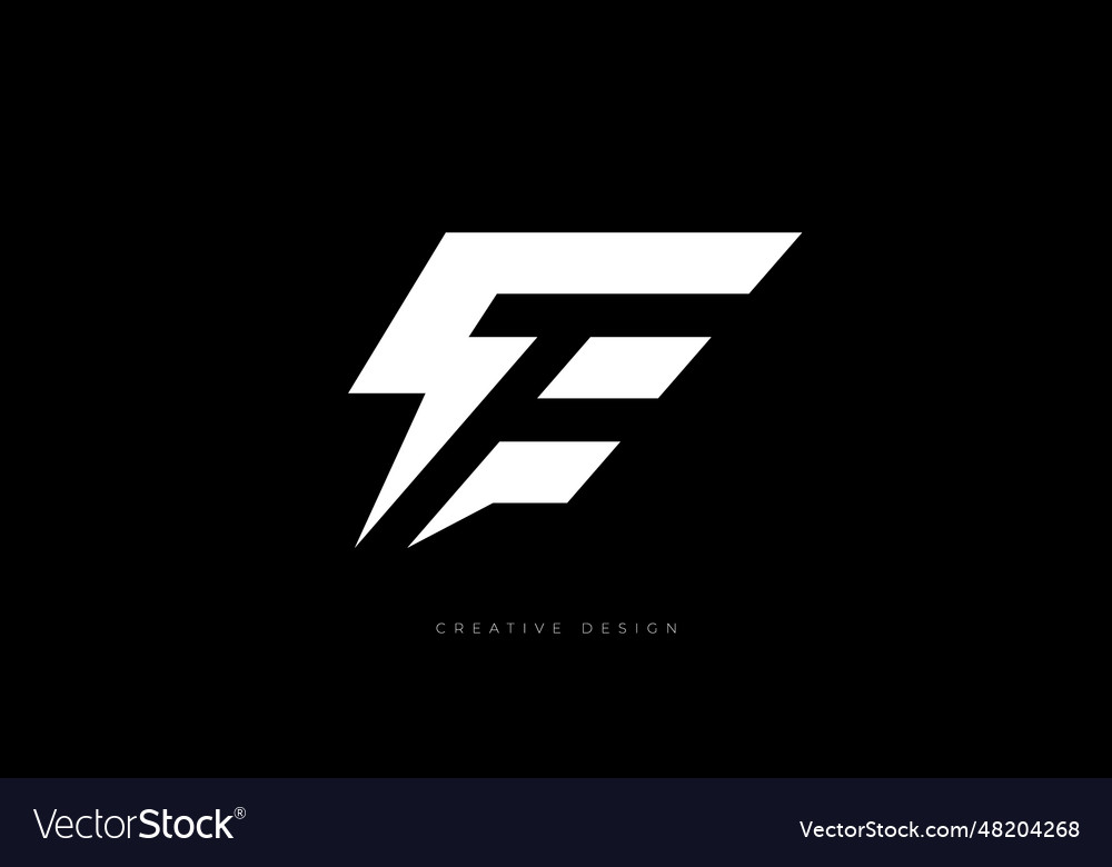 Letter branding design sfte negative space logo