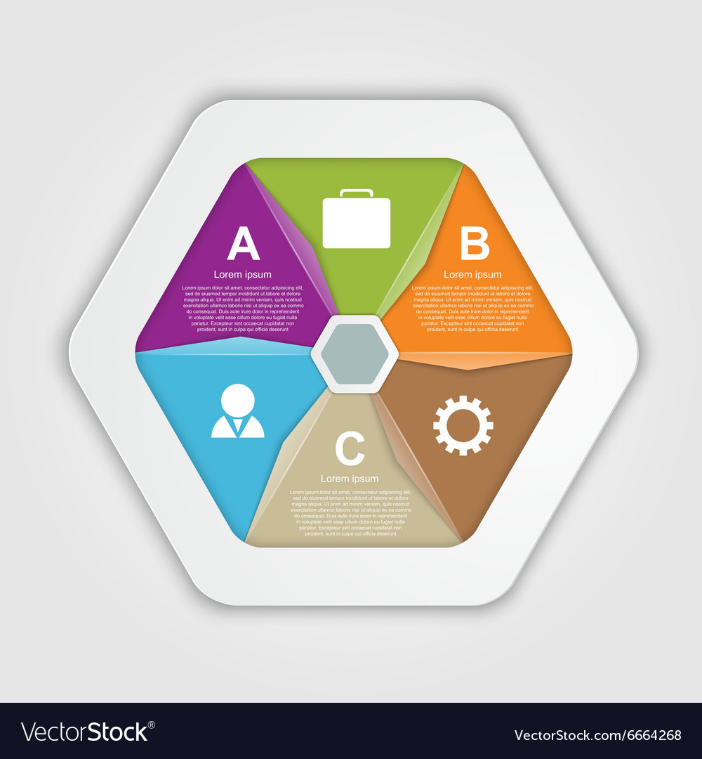 Modern infographic design elements