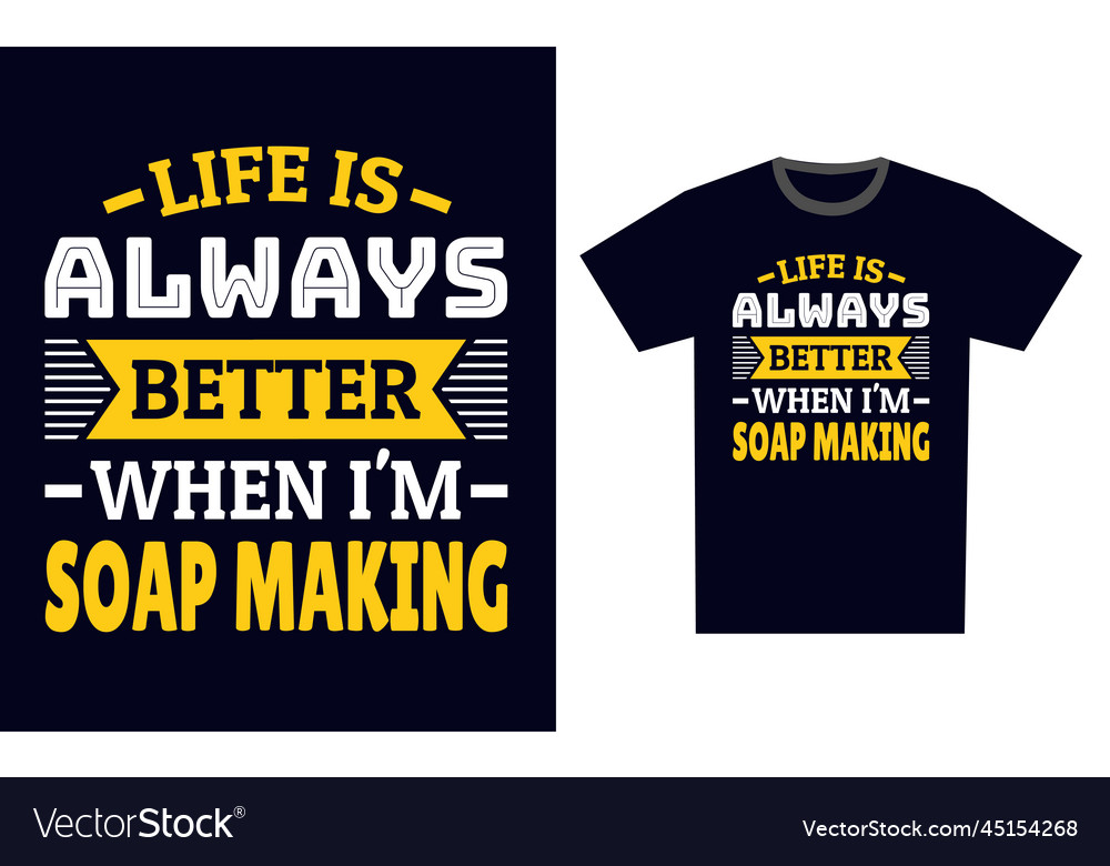 Soap making t shirt design template