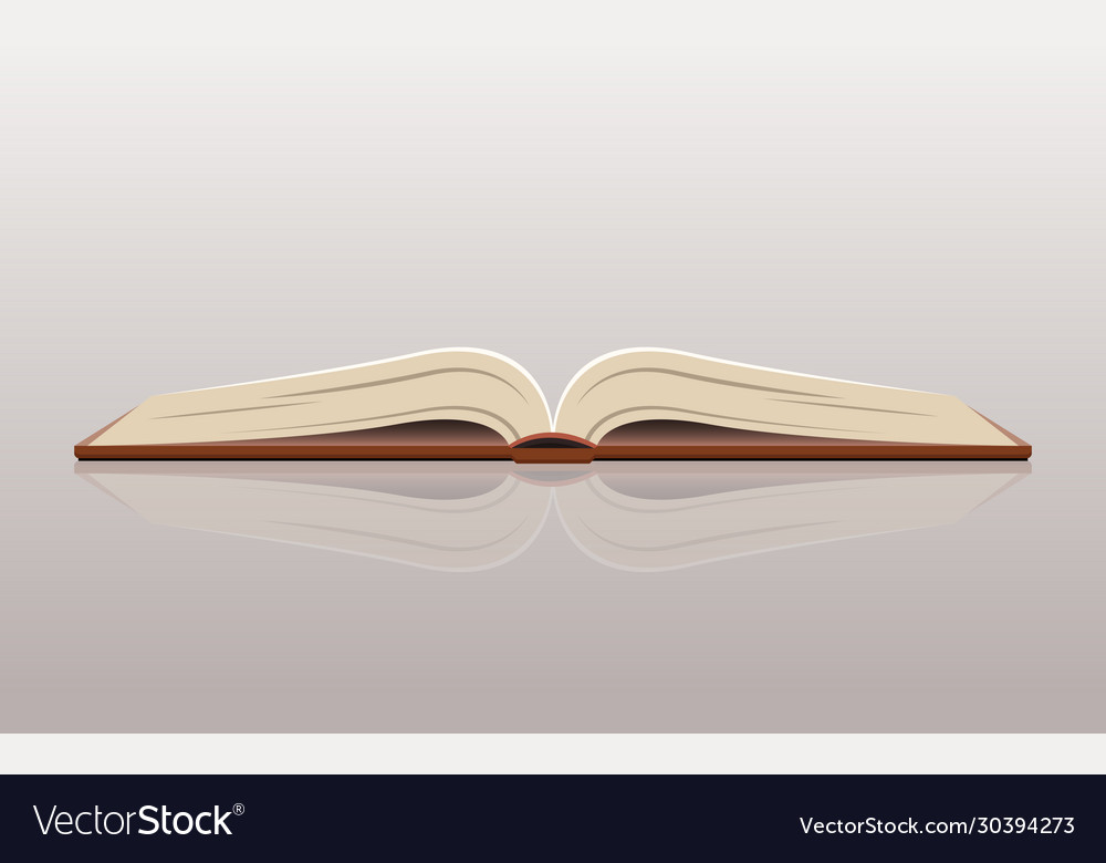 Opened book Royalty Free Vector Image - VectorStock