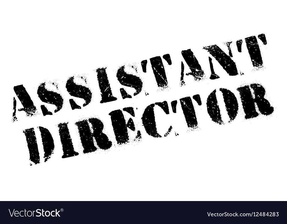 assistant-director-rubber-stamp-royalty-free-vector-image