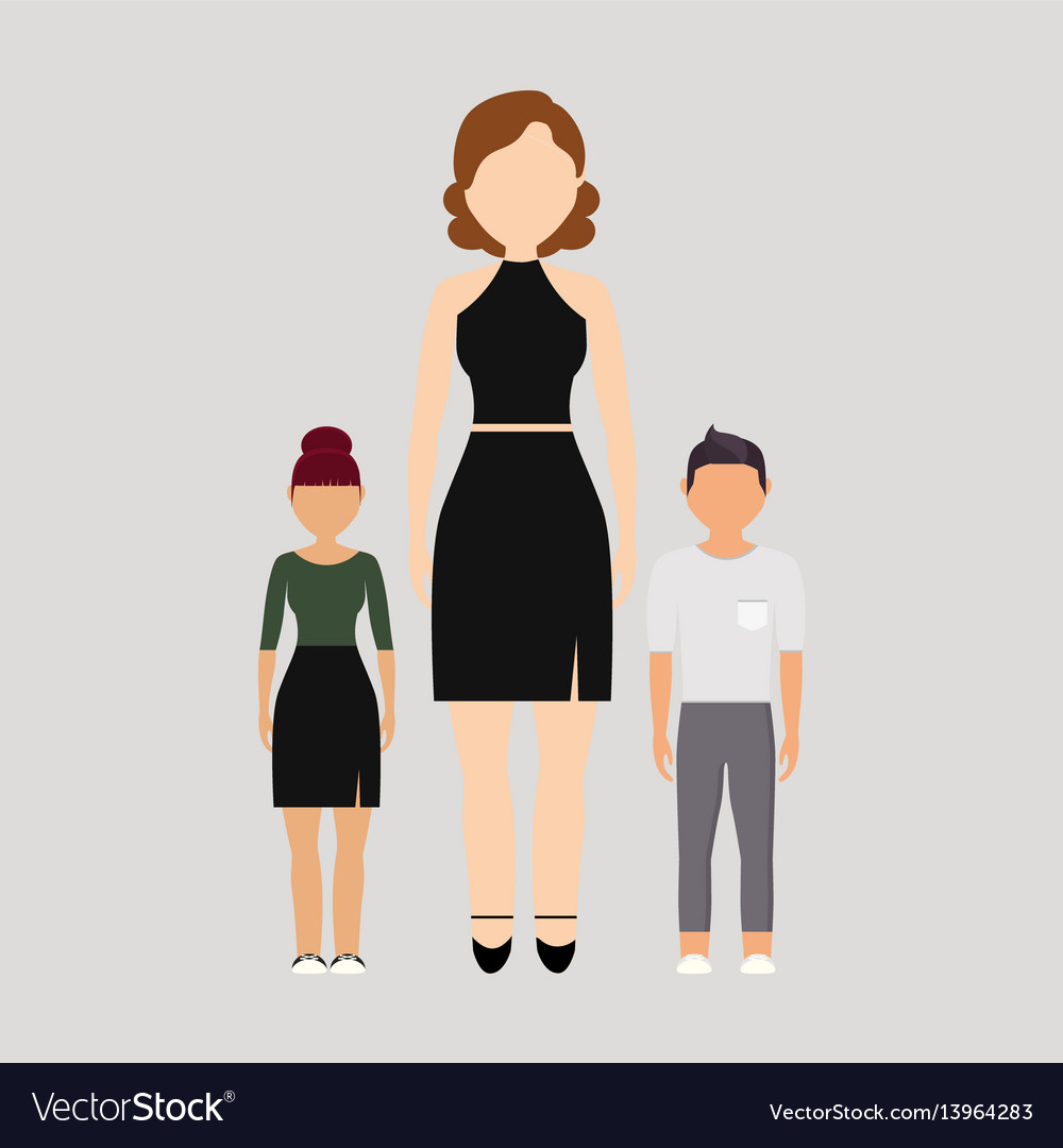 Family cartoon icon