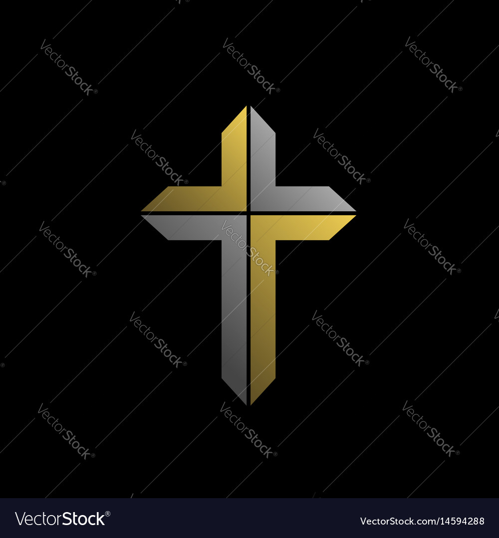 Cross logo icon