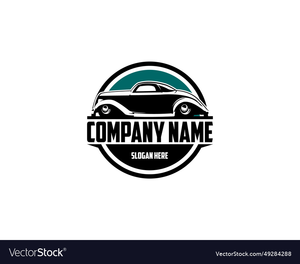 Ford coupe of 1932 isolated white background Vector Image