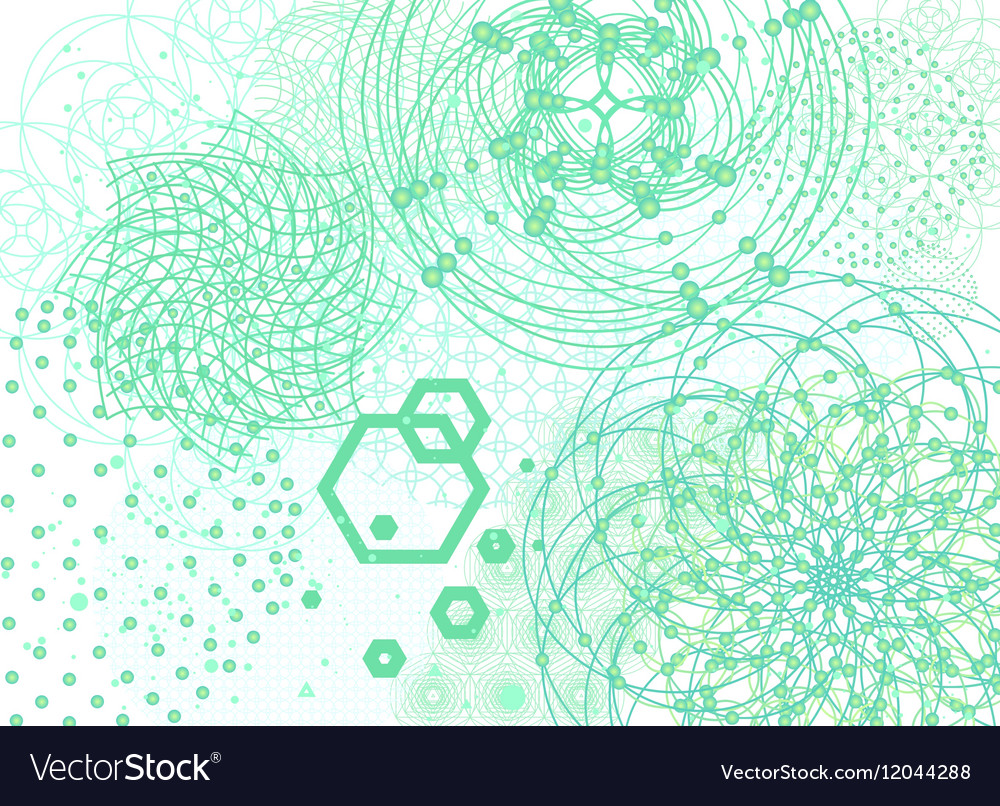 Sacred geometry backdrop Royalty Free Vector Image