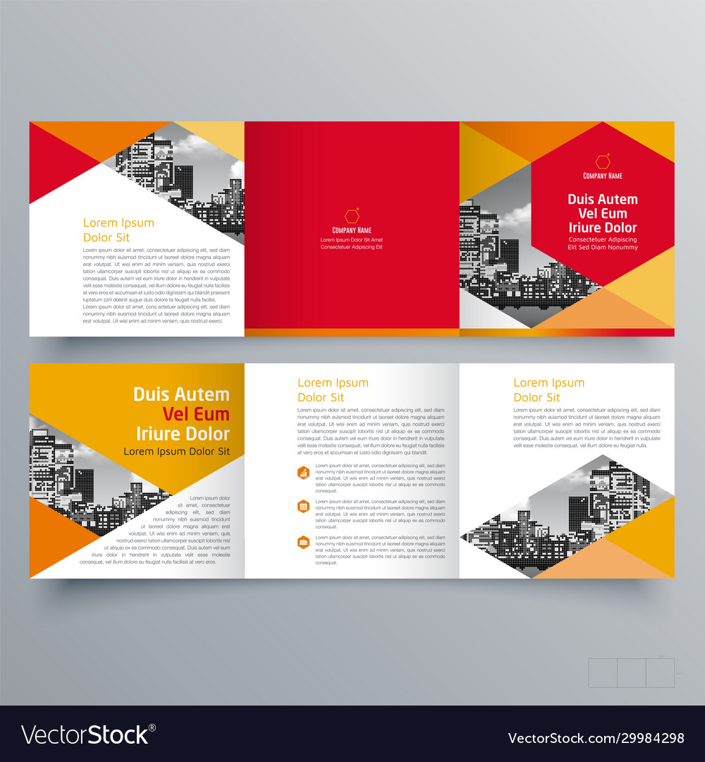 Brochure design 1976 Royalty Free Vector Image