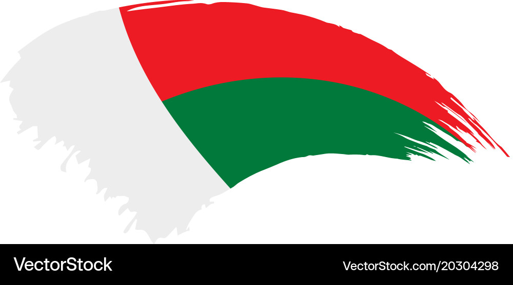 Madagascar Flag Royalty Free Vector Image Vectorstock