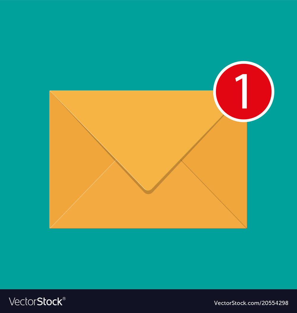 Paper envelope letter with counter notification