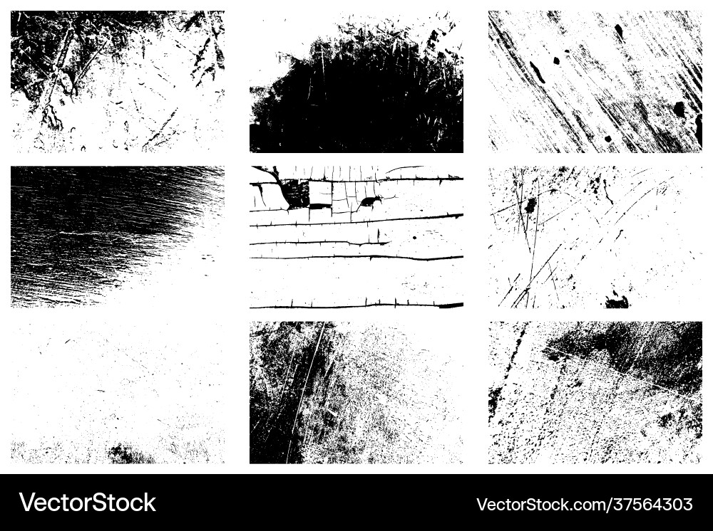 Grunge texture set Royalty Free Vector Image - VectorStock