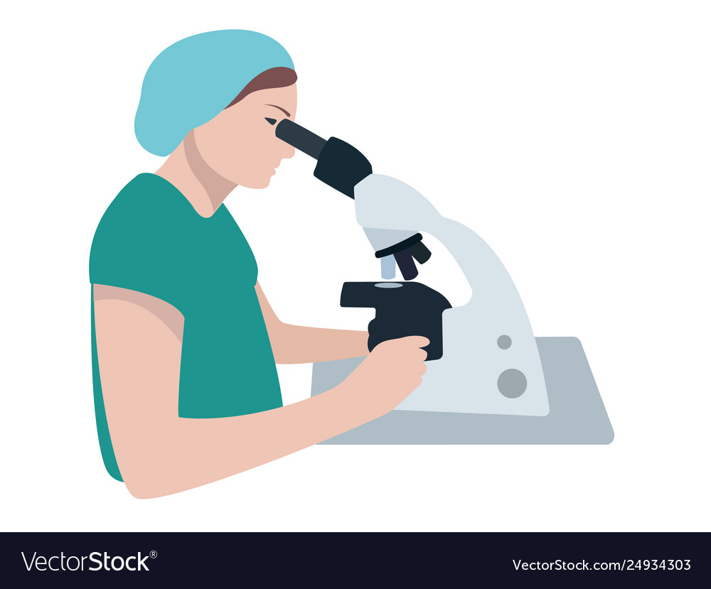 Scientist laboratory Royalty Free Vector Image