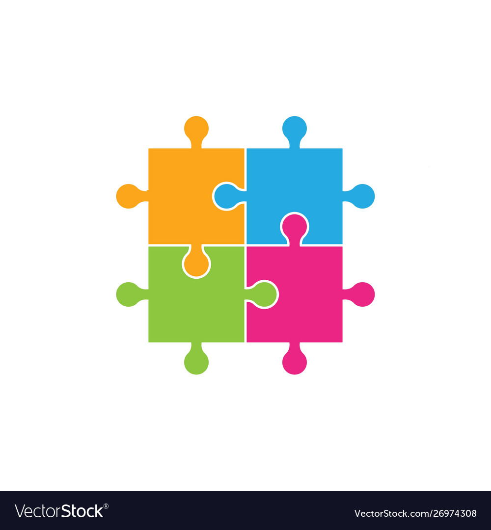 Puzzle design Royalty Free Vector Image - VectorStock