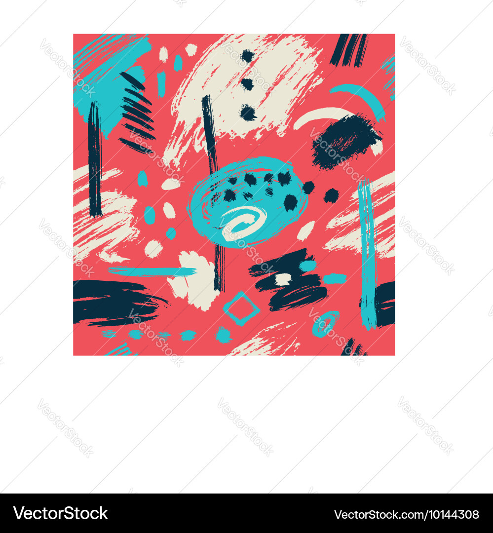 Seamless pattern brush strokes Royalty Free Vector Image