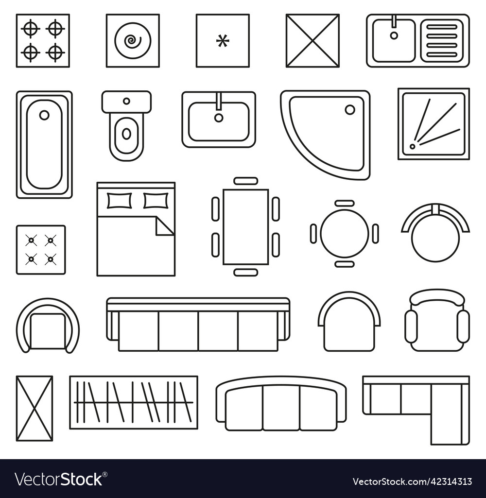 interior design floor plan sketches