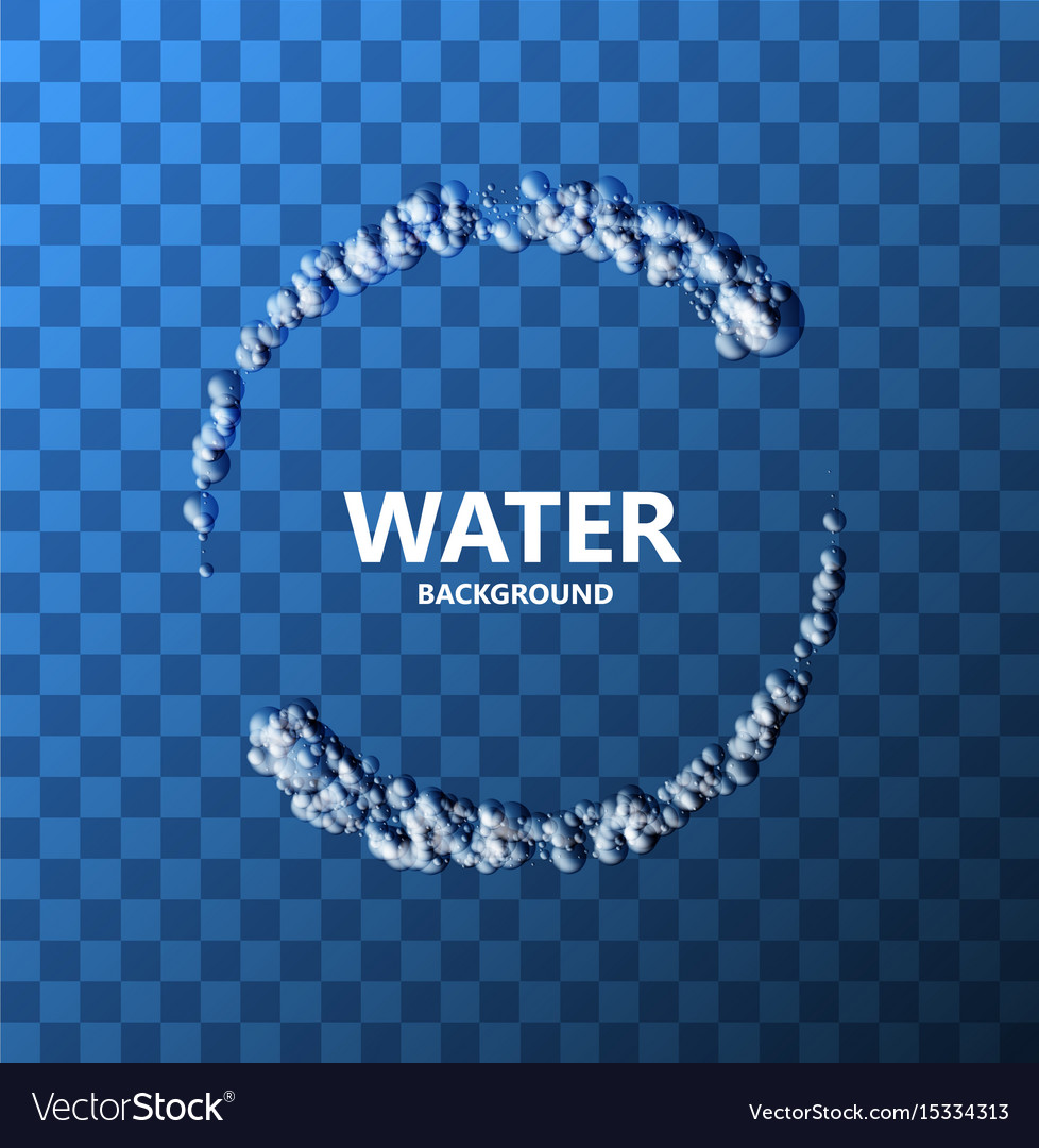 Modern creative water background