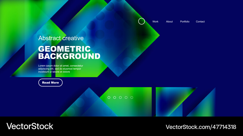 Geometric elements - squares and triangles Vector Image