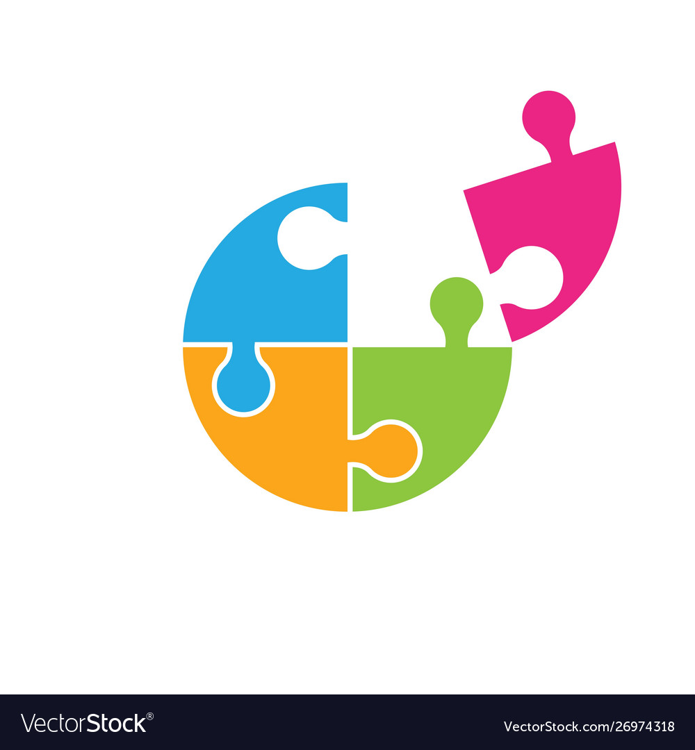 Puzzle design Royalty Free Vector Image - VectorStock