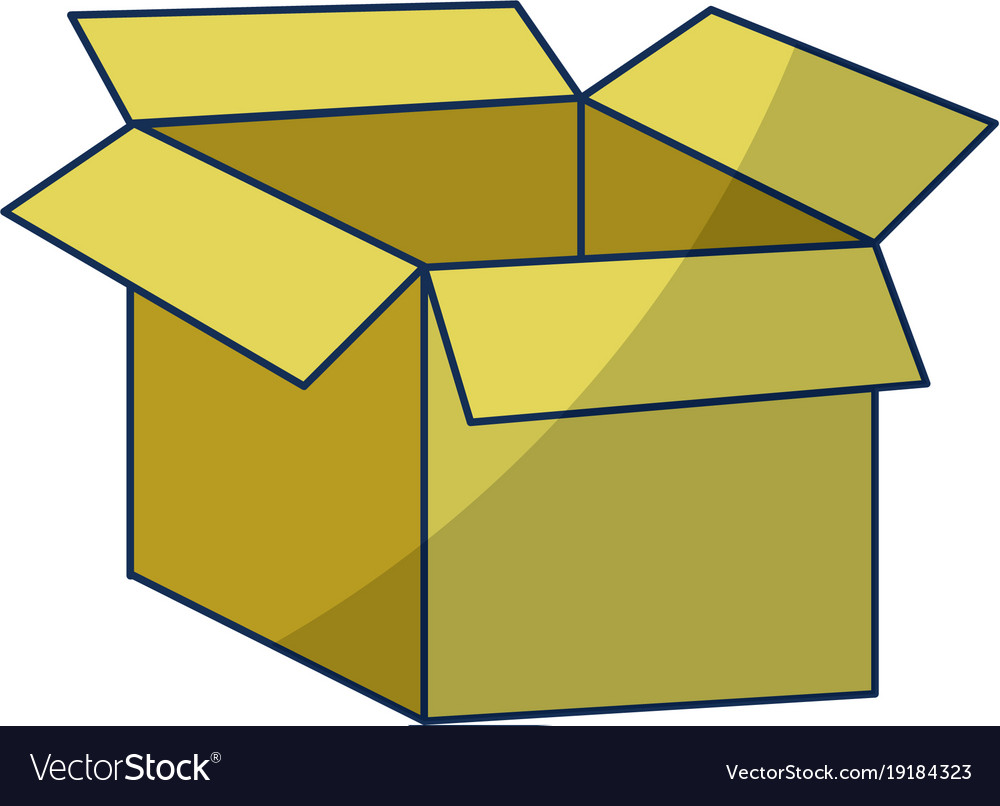 Isolated Box Design Royalty Free Vector Image - Vectorstock