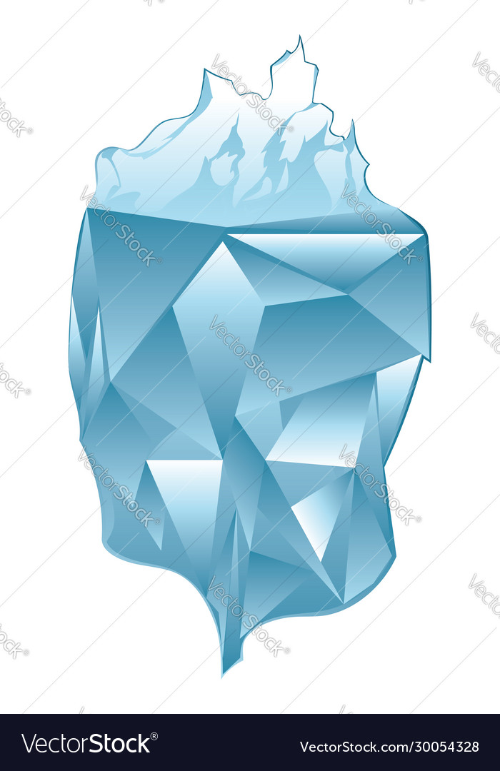 Abstract iceberg